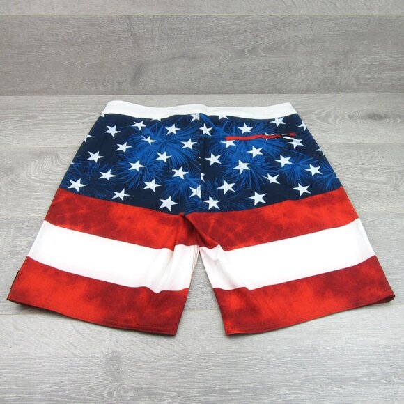 Vans Era USA American Flag Boardshort Swim Trunks Men's Size 30 NEW - Picture 8 of 15